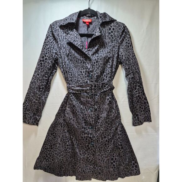 Kirna Zabete Leopard Print Jacket/Coat Women's XS - Picture 1 of 3